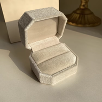 FORTE Coffret Cadeau de Rangement à Bijoux en Velours, Style Vintage Antique, Boîtes à Bijoux Personnalisées, Nouveauté