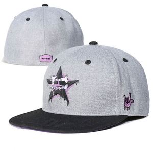 Gorra de Béisbol de Alta Calidad, 6 Paneles, Bordado 3D, Visera Plana, Dos Tonos, Deportiva, para Viajes, Personalizada, 100% Algodón - Product Image 1