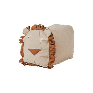 Tabouret doux en forme de lion pour enfants, coussin en mousse à haute élasticité, pour la décoration de la salle de jeux des enfants - Product Image 1