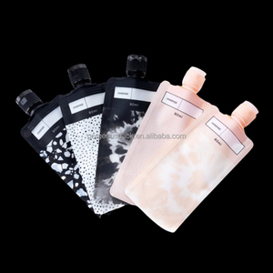 Small Travel Hand Liquid Detergent Foam Soap Dispenser Water <b>Packaging</b> <b>Bag</b> For Shampoo Custom Printed Plastic Refill Spout Pouch - Product Image 1
