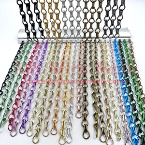 Decorative Aluminum Chain Mesh Curtain Modern Metal Chain Link Drapery For Hotel Restaurant Home Interior Partition