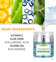 Sérum pour le visage au collagène et à l'huile de noix de coco OEM, hydratant à base de plantes, anti-âge, éclaircissant, 30 ml, naturel et biologique, pour tous types de peau