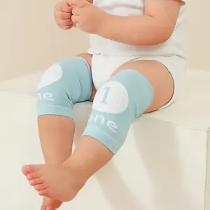 Vendita calda di alta qualità ginocchiere per bambini gattonate antiscivolo maniche per ginocchiera Unisex bambini 0-3 anni