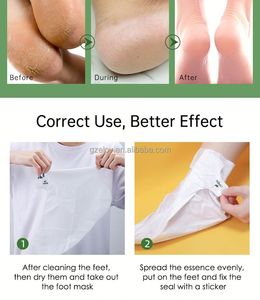 Mascarilla Exfoliante para Pies con Árbol de Té y Menta, Mascarilla para Eliminar Piel Muerta, Nueva - Product Image 6