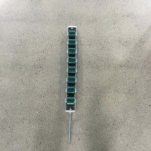 Cadena de Tensión para Escaleras Mecánicas de 8 Rodillos, 75*60*6004mm, Rodillos Verdes, Paso de 85mm, Cadena de Presión, Repuestos para Escaleras Mecánicas - Product Image 2