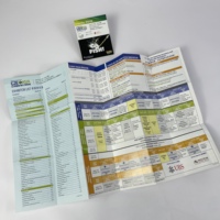 Folleto de Exhibición Plegable Grande Personalizado, Diseño de Mapa Plegable, Impresión Offset en Cartón para Guías de Ferias Comerciales