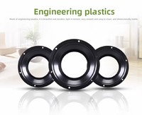 Raccord de Conduite d'Air Incliné en Plastique ABS pour Usage Industriel, Économie d'Énergie, Installation Facile, Chauffage, Hôpital, Flexible 100mm CVC