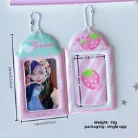 Offre Spéciale : Étui de protection personnalisé en PVC de 3 pouces pour cartes, badges d'identité et photocartes, avec porte-clés, idéal pour les collectionneurs
