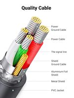 Adaptador USB a RS232 UGREEN, Cable Serial DB9 Macho de 9 Pines, Chipset PL2303, Convertidor USB Macho a RS232 Macho, Cable Niquelado