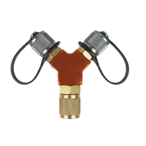Adaptateur en <span class=keywords><strong>Y</strong></span> durable 3/8\" - Construction en laiton pour évacuation sous vide profond, 3/8x3/8x3/8, Utilisation domestique et industrielle pour la climatisation - Product Image 2