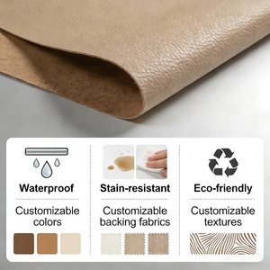 Matériau pour bagages et sacs en PVC écologique de qualité supérieure à motif de patte de chien pour sacs à dos et valises de voyage - Product Image 5