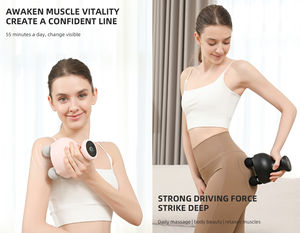 <span class=keywords><strong>2025</strong></span>新着ワイヤレスハンドヘルドプロフェッショナル電気バックマッサージャーミニ静かな4頭マッサージャー筋肉リラックス - Product Image 4