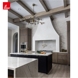 Organiseurs prêts à assembler Allandgroup, remplacement <span class=keywords><strong>de</strong></span> placards <span class=keywords><strong>de</strong></span> <span class=keywords><strong>cuisine</strong></span> à nervures cannelées avec plans <span class=keywords><strong>de</strong></span> <span class=keywords><strong>travail</strong></span> en quartz et idées <span class=keywords><strong>de</strong></span> plafond - Product Image 4