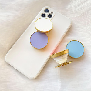 INS Custom Design Folding Mobile Phone Grip Solid Color Poppings Rotating Phone Holder Socket IPhone17 16 15pro max plus xr xs - Product Image 6