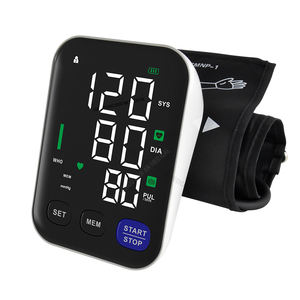 Tensiomètre numérique à brassard <span class=keywords><strong>pour</strong></span> <span class=keywords><strong>la</strong></span> mesure de <span class=keywords><strong>la</strong></span> tension <span class=keywords><strong>artérielle</strong></span>, appareil médical domestique, produits tendance du fournisseur - Product Image 1