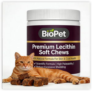Complément alimentaire de lécithine de saumon pour chiens, sous forme de friandises molles, marque privée, emballage en pot, marque personnalisée, ODM - Product Image 1