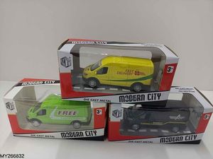 1: 64 مقياس نموذج صغير سحب مخصص يموت الصب فان جمع سبيكة سيارة لعبة - Product Image 6