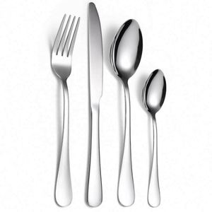 Silverware Set Flatware Cutlery Set Durable Stainless Steel Tableware in Ergonomic Design Kitchen Utensil Sets Dishwasher Safe - Product Image 1