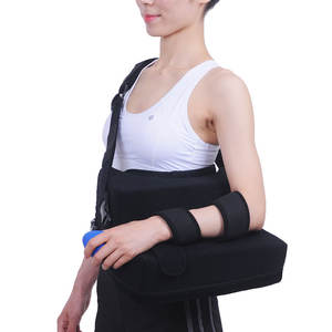 Attelle de fixation de l'avant-bras réglable, support d'épaule et de <span class=keywords><strong>coude</strong></span>, orthèse d'abduction de l'épaule et ballon d'exercice, écharpe de bras avec coussin - Product Image 3