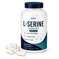 Capsules de L-Sérine pour la Nutrition Quotidienne en Acides Aminés, le Bien-être Cognitif et la Santé Cérébrale et Nerveuse – Capsules Végétaliennes – Marque Privée OEM ODM