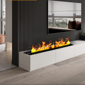 Chimenea de vapor de agua de llama realista, decoración de chimenea de Vapor Eléctrica integrada - Product Image 3