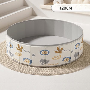 Bể bơi trò chơi tròn gấp 120*30 cm chứa đầy cát cho trẻ em chơi các hoạt động trong nhà và ngoài trời - Product Image 2