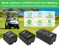 Аккумуляторная батарея Lithmate LiFePO4 для гольф-каров с высокой мощностью 36В 48В 72В 60В 105Ач, литиевая батарея для гольф-каров