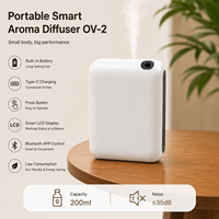 Diffuseur d'arômes portable sans eau pour salle de bain, machine à parfum sur batterie, fabrication directe OEM & ODM pour usage commercial