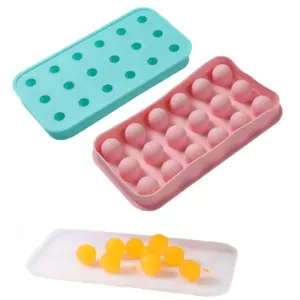 2023 New 18 Cavities Silicone Ice Cube Tray Silicone Mold Ice Mold Silicone With Lid
