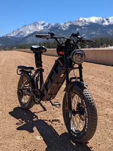 Vélo Électrique Hybride Urbain et Tout-Terrain Eahora Juliet avec Moteur Personnalisé 52V 60Ah et Pneus Larges – Stock UE/Royaume-Uni – Double Moteur 52V 60Ah - Product Image 3