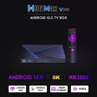 Boîtier TV intelligent Android Topleo Android 12, Wifi 2.4g 5g, Bt4.0, H96 Max Rk3566