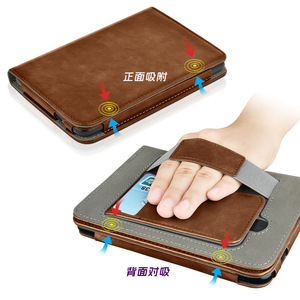 Para KOBO <span class=keywords><strong>Clara</strong></span> Color/2E/BW Funda de cuero TPU Soporte de impresión personalizado Correa con asa Cubierta completa - Product Image 4