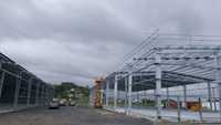 Structure en acier préfabriquée de conception moderne industrielle personnalisée entrepôt pour atelier hôtel centre commercial garage supermarché
