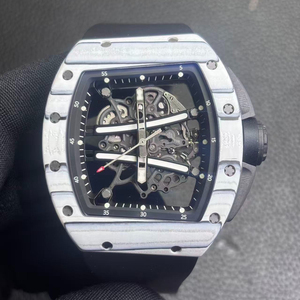 El Último Reloj Mecánico Automático de Alta Gama, <span class=keywords><strong>Serie</strong></span> Track, Material de Fibra de Carbono 061, Color Blanco, Más Vendido - Product Image 1