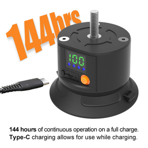 Support de caméra à ventouse électrique puissant de 3 pouces, base à ventouse intelligente à forte capacité de charge avec certification CE pour les vlogs de <span class=keywords><strong>voyage</strong></span> - Product Image 2