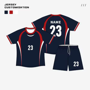 Camisetas Deportivas de Voleibol al Por Mayor, Diseño Personalizado, Impresión Digital, Cuello en V, Unisex, Spandex/Poliéster, Secado Rápido, Corte Ajustado, Logotipo Frontal - Product Image 5