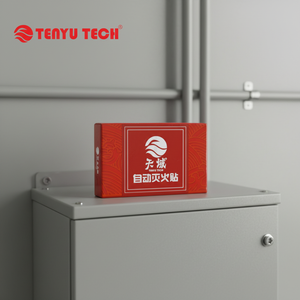 Autocollants Extincteurs d'Incendie TENYU-Aerosol, Format Compact. Convient aux Salles de Générateurs, aux Armoires de Distribution et aux Compresseurs. - Product Image 2