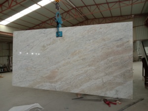 Encimeras de <span class=keywords><strong>Granito</strong></span> Blanco del Río India GOLDTOP, <span class=keywords><strong>Granito</strong></span> Natural para <span class=keywords><strong>Cocina</strong></span> y Baño - Product Image 1