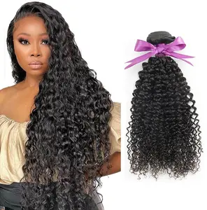 Original Brazilian human virgin mink hair weave bundles free sample vendors, cheap wholesale kinky curly hair extension closures