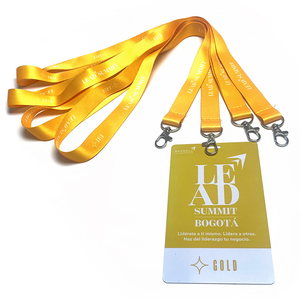 Customized Eco-Friendly Thermal Transfer Printed Waterproof High Quality Promotional Ticket Credential Badge Name Tag Lanyards