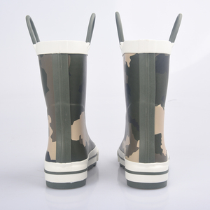 <span class=keywords><strong>Botas</strong></span> de Lluvia para Niños con Diseño de Camuflaje Verde y Asas - Product Image 4