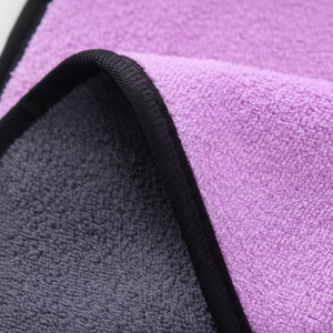 Lavage de voiture, microfibre tissée épaisse, haute densité, séchage rapide, logo personnalisé, polaire corail 600gsm, forte absorption, nettoyage de voiture - Product Image 1
