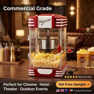 Máquina de Palomitas de Maíz Comercial de 1200W, Máquina Eléctrica de Palomitas de Maíz de Acero Inoxidable para Cine, Hotel, Teatro - Product Image 2