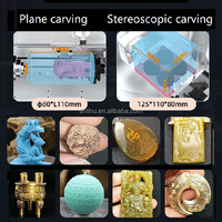 Machine de gravure et de découpe CNC 3D de haute précision pour pierres précieuses, bijoux, lapidaire, cristal et jade