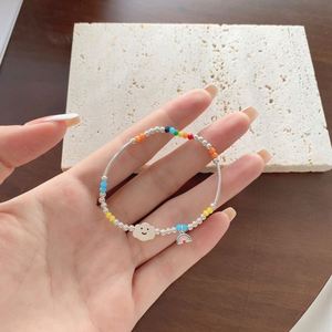 Dylam New Design 925 Sterling Silver Rhodium Plated Cute Cloud <b>Rainbow</b> Beaded Women Fine Jewelry Daily Wear <b>Bracelet</b> - Product Image 5