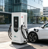 Station de recharge rapide DC pour véhicules électriques OEM ODM commerciale à double borne 120 kW