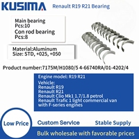 Kit de roulements moteur personnalisé 7175M 4-66740RA pour vilebrequin principal et bielle pour Renault R19 R21 Clio Trafic 1.7 1.8