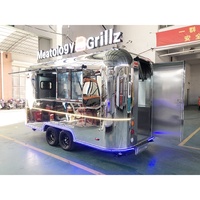 Camions de restauration mobiles à prix d'usine, remorques de cuisine pour boissons, camions de crème glacée, chariots de café mobiles