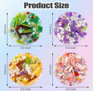 Custom Reusable Picky Pad <b>Bricks</b> Fidget Pads Multicolor Building Blocks Picking Pad Kit Skin Fidgets Adults Anxiety ADHD - Product Image 3