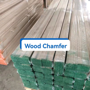 Moulures en bois massif de paulownia de haute qualité, bande de chanfreinage avec lattes carrées, triangulaires et trapézoïdales - Product Image 6